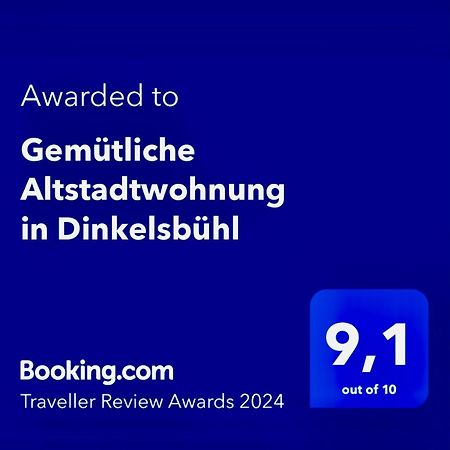 Gemuetliche Altstadtwohnung In Dinkelsbühl Exterior foto